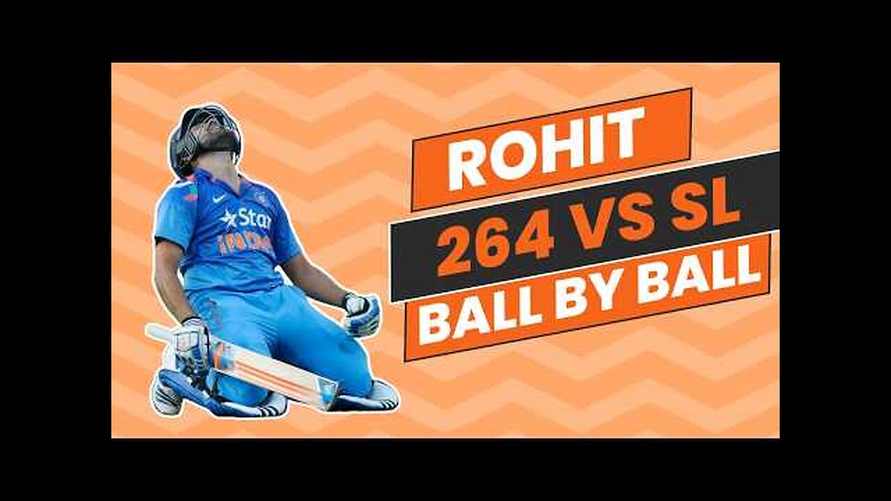 Rohit sharma 264 highlights ball by ball highlights vs sri lanka 2014