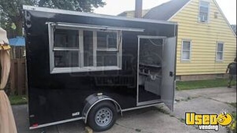 2024 Quality Cargo 7' x 12' Food Concession Trailer | Mobile Vending Unit