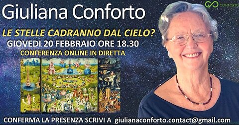 Le stelle cadranno dal cielo?con GIULIANA CONFORTO 20.02.2025