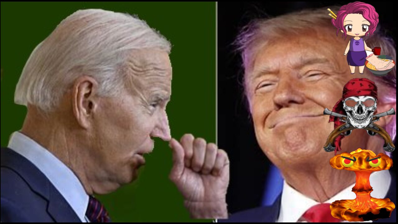 25 01 07 Biden Thumbs his nose at Trump