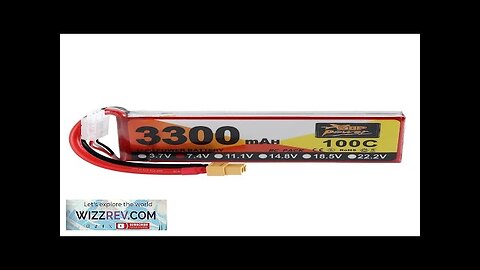 ZOP Power 7.4V 3300mAh 100C 2S Lipo Battery XT60 Plug for RC Review