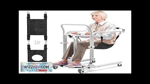 VEVOR Electric Patient Lift Transfer Chair Folding Lift Adjustable Wheelchair Review