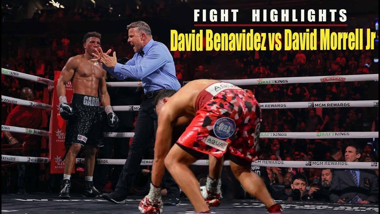 David Benavidez vs David Morrell |đ„Knockdown | Full FIGHT HIGHLIGHTS | MAIN EVENT |#benavidezmorrell