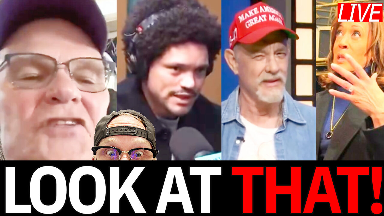 🔥 LIVE: Kamala’s “Vacuum” Speech, Trevor’s Segregation Rant, SNL’s Tom Hanks & Trump’s Landslide!