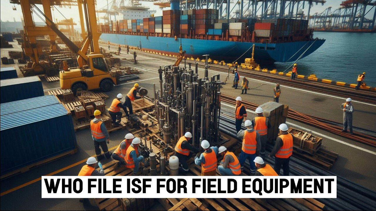 Unraveling Importer Security Filing for Field Equipment: Who Should File?