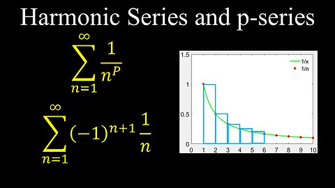 Harmonic Series, p-series, Alternating, Convergence, Examples - Calculus