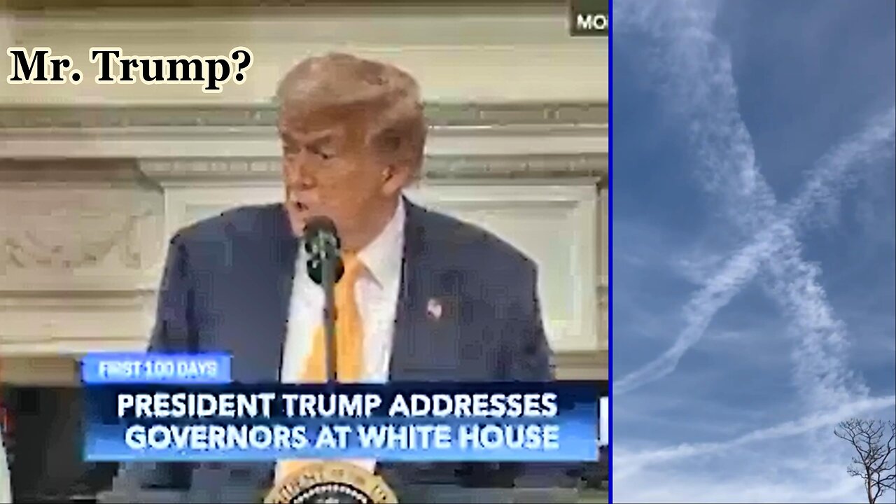 President Trump: “There’s Something Wrong - Maybe it's The Spray - We Spray All Over The Place”
