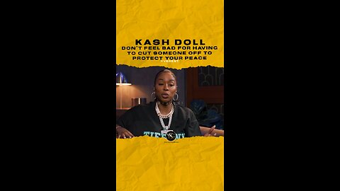 @kashdoll Don’t feel bad for having to cut someone off to protect your peace