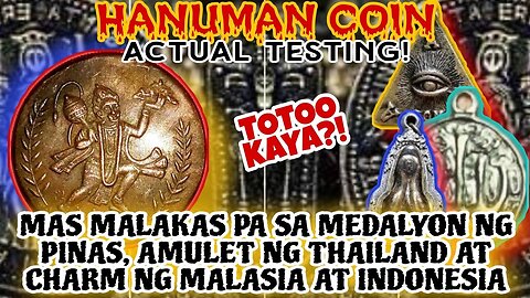 MAS MALAKAS PA DAW SA MEDALYON NG PH AMULET NG THAI AT CHARM NG INDO & MALAY : HANUMAN COIN : AGIMAT