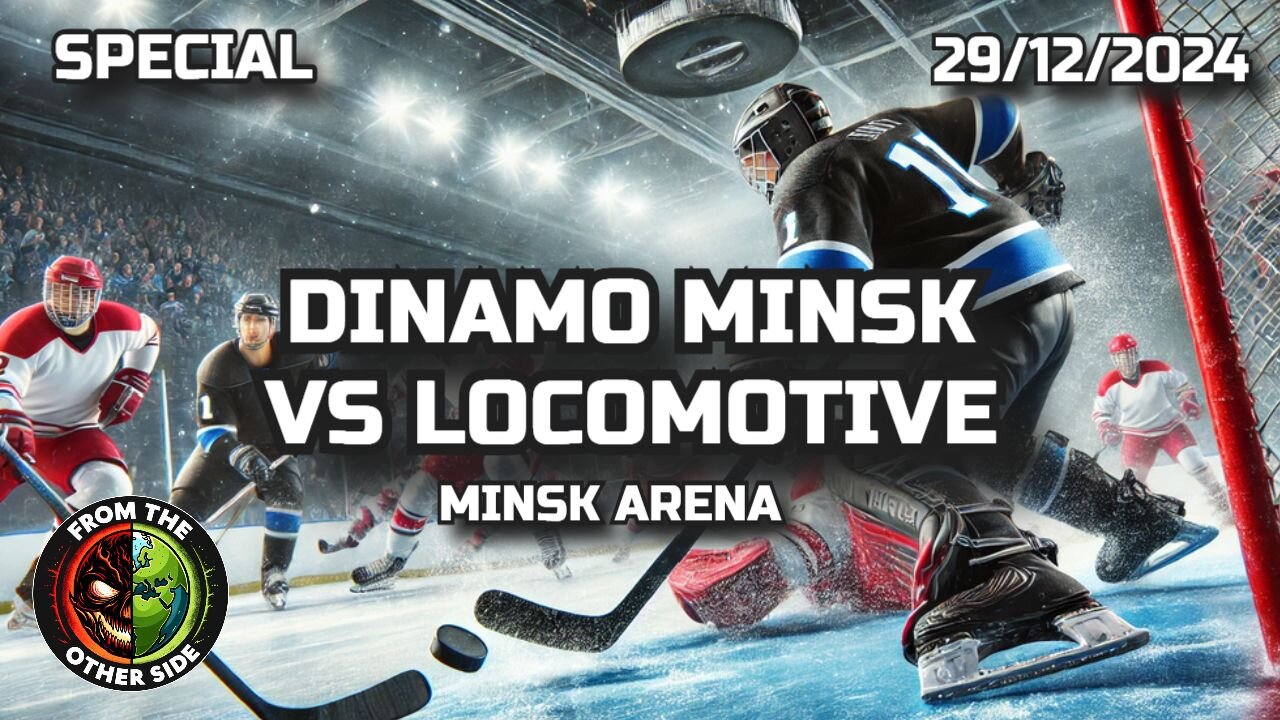 KHL ICE HOCKEY GAME - DINAMO MINSK VS LOCOMOTIVE - MINSK ARENA - MINSK, BELARUS - 29TH DEC 2024