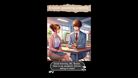 English speaking practice through dialogue conversation