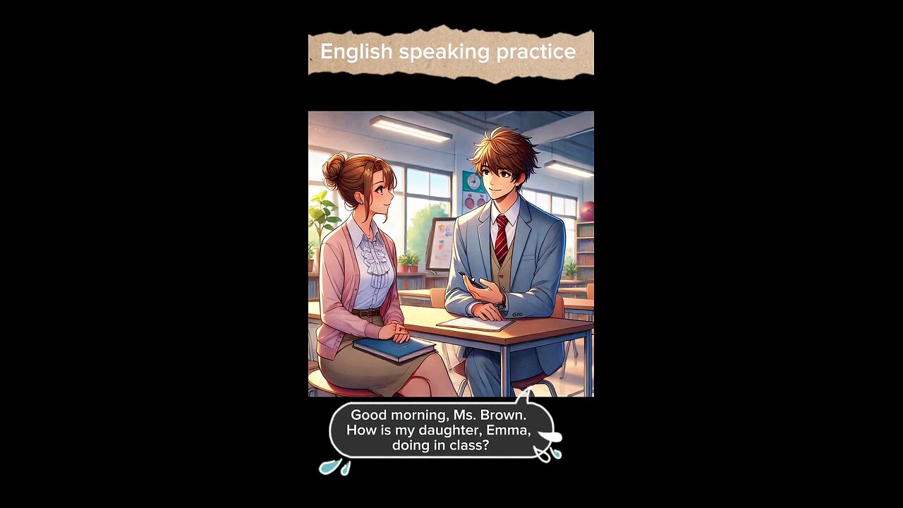 English speaking practice through dialogue conversation