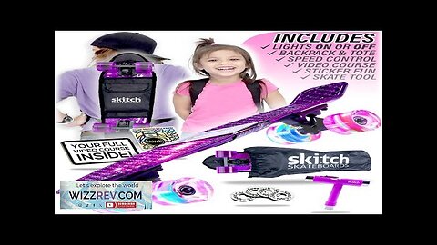 SKITCH Skateboards for Kids Teens and Adults Premium Skateboard Gift Set Review