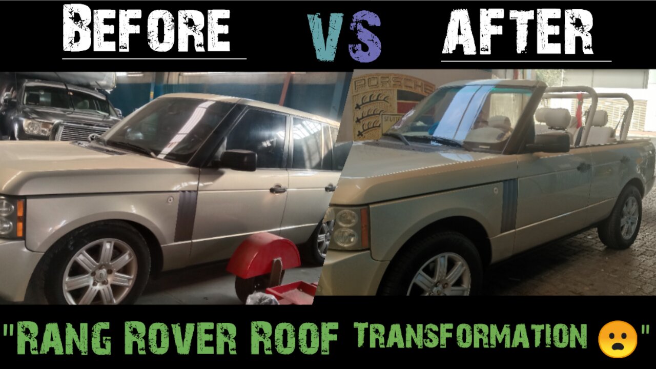 "Land Rover Cutting Roof Transformation 😯"