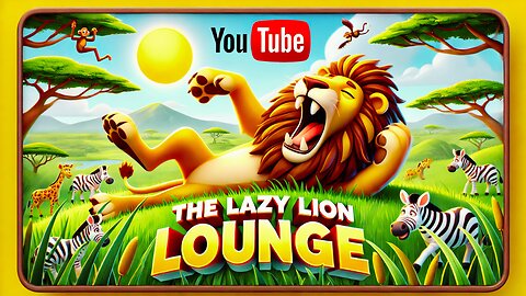 Chill with the Lazy Lion 🦁🎶 | Relaxing Animal Song for Kids