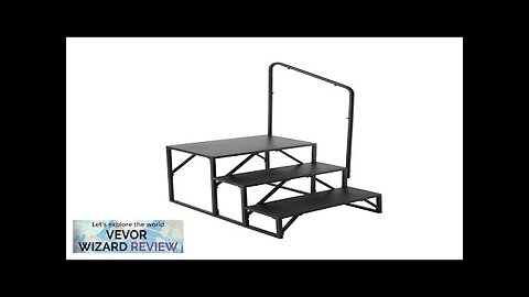 VEVOR RV Steps 3-Step RV Stairs 440 LBS Load Capacity Thickened Carbon Review