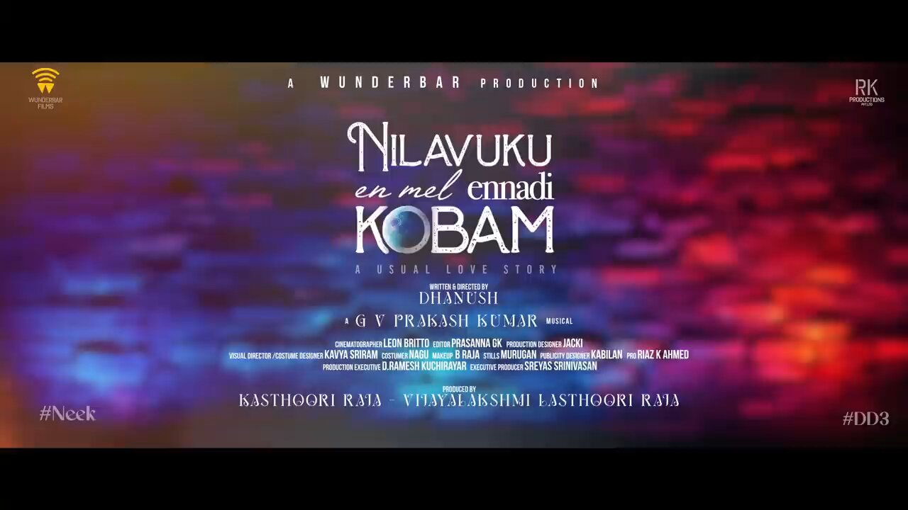 Kadhal Fail - Lyric Video _ Dhanush _ Pavish _ Anikha _ GV Prakash _NEEK(720P_HD)