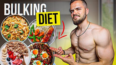 Full Day Of Eating To Build Muscle | BULKING DIET ✅