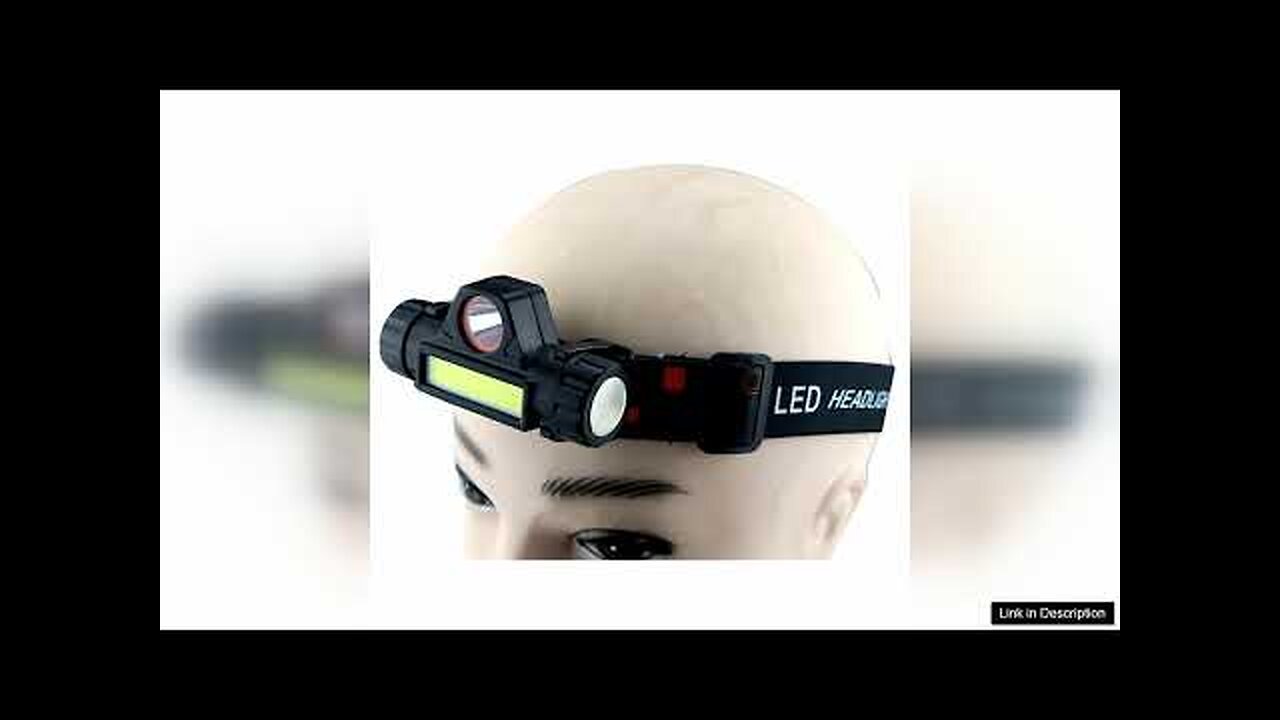 XMUND Waterproof LED Headlamp Handfree COB Work Light with Magnet USB Headlight Review