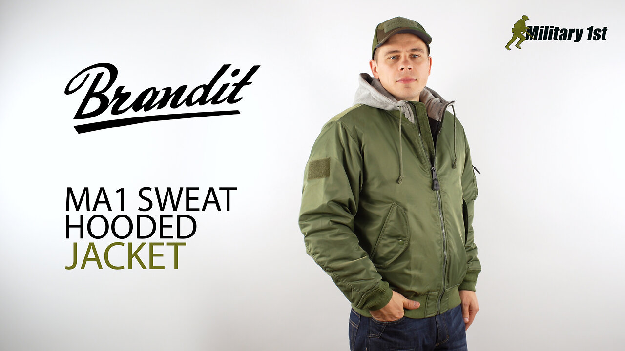 Brandit MA1 Sweat Hooded Jacket