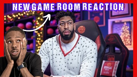 Reaction To "We Built Anthony Davis His DREAM Gaming Room!"