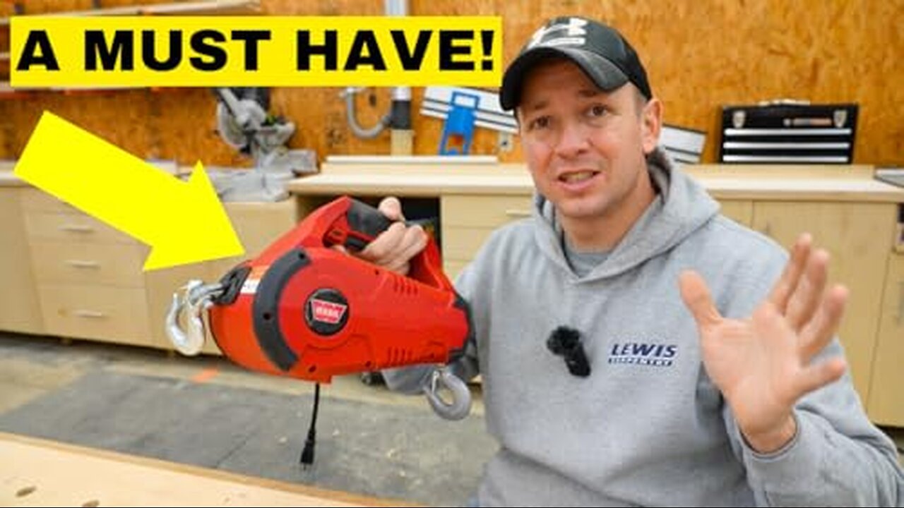 This Winch Is A LIFE SAVER!!! - electric winch lift Review | Check Description 👇