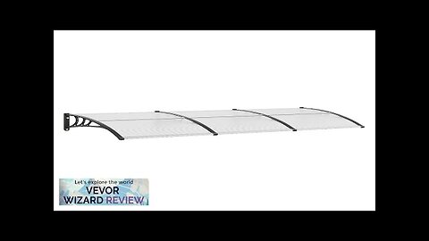 VEVOR Window Door Awning Canopy 120" x 40" Door Canopy Exterior UF50+ Review