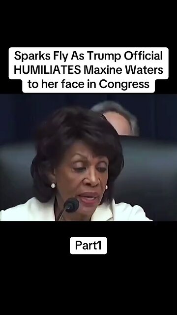 Maxine Waters is not a good person sometimes