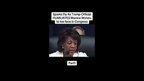 Maxine Waters is not a good person sometimes