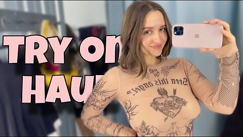 Transparent Lingerie | See trough Clothes | Try On Haul With Klara Si