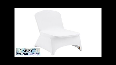 VEVOR Stretch Spandex Folding Chair Covers Universal Fitted Arched Front Cover Removable Review