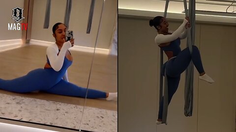 G Herbo "BM" Ari Fletcher Shows Off Her Full Split! 🤸🏽‍♀️