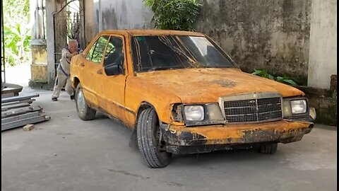 Restoration Abandoned MERCEDES 230E