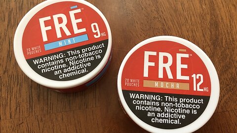 Frē (Mint & Mocha) Nicotine Pouches Review