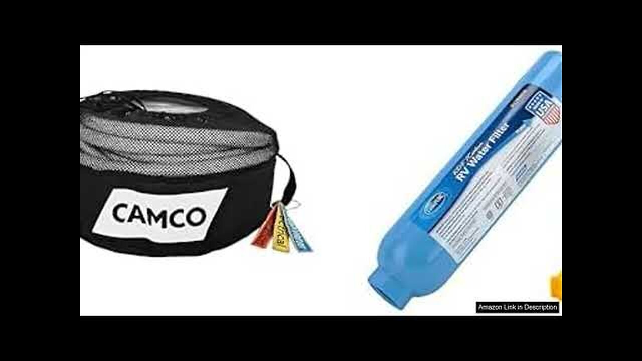 Camco RV Equipment Storage Bag-Has a Lined Interior w/Mesh Top(53097)+Camco TastePURE RV Review