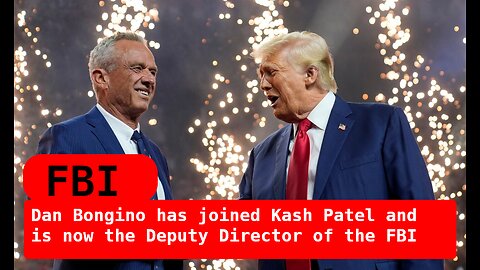 Dan Bongino has joined Kash Patel and is now the Deputy Director of the FBI