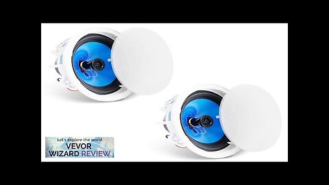 VEVOR 2 PCs 8 Inch in Ceiling Speakers 50-Watts Flush Mount Ceiling Review