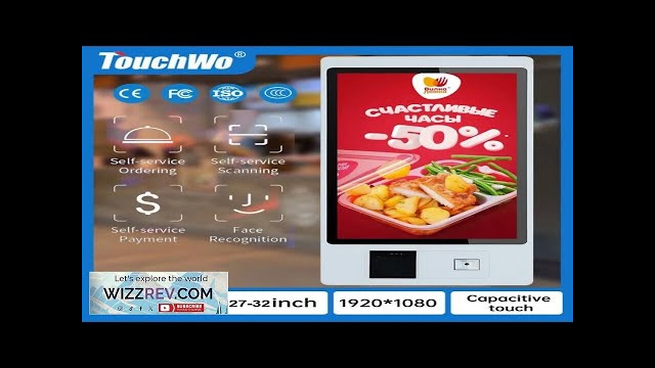 TouchWo 27 32 inch Windows/Android OS Capacitive Touch Screen Pc Touchscree Self Review