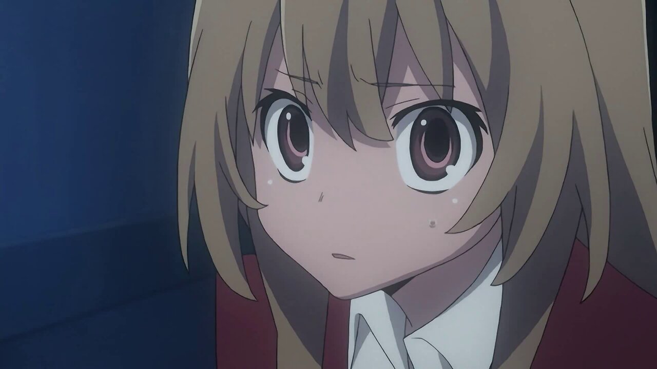 Toradora - Taiga worried for Ryuuji