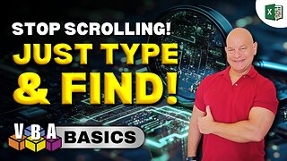 The Easiest Way To Search & Filter Data In A Userform WITHOUT Scrolling