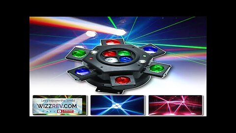 LED 10x10w RGBW Beam 6 Arms With RG Laser Moving Head Party Review