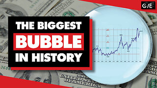 The US stock market is in the biggest bubble in history. The entire economy is at risk.