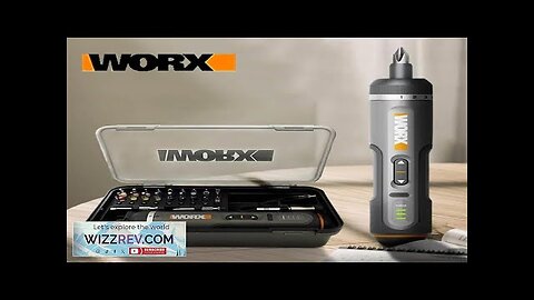 WORX WX242 4V Electrical Screwdriver Set Smart Cordless Electric Screwdrivers USB Review