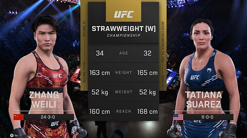 UFC 312 Zhang Weili Vs Tatiana Suarez UFC Women's Strawweight Championship Bout