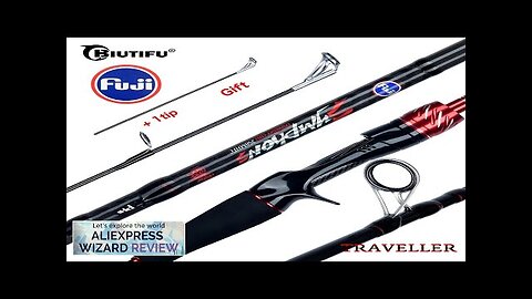 BIUTIFU Spinning Casting Fuji Lure Mini Traveller Rock Fishing Rod 3.0/2.4/2.1/1.8m Review