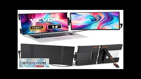 VEVOR Portable Laptop Screen Extender 14" FHD 1080P IPS Dual Extended Monitor Review