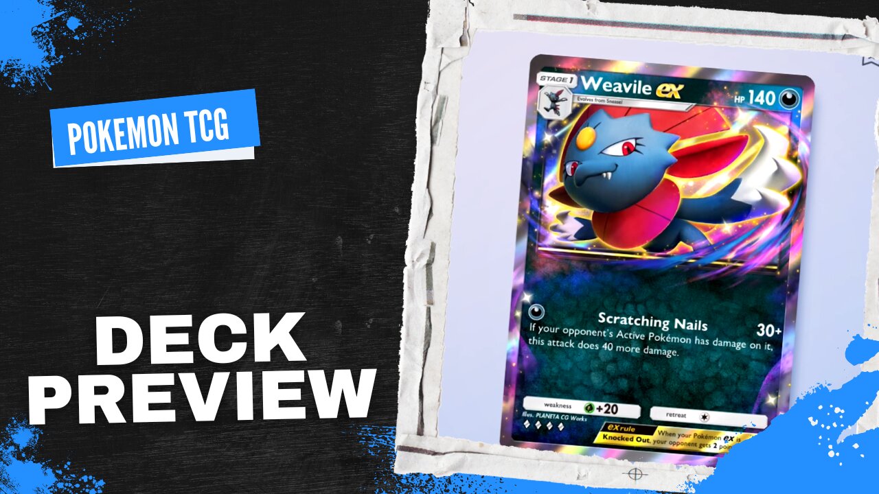 Darkrai-Weavile Ex Deck - Deck Preview