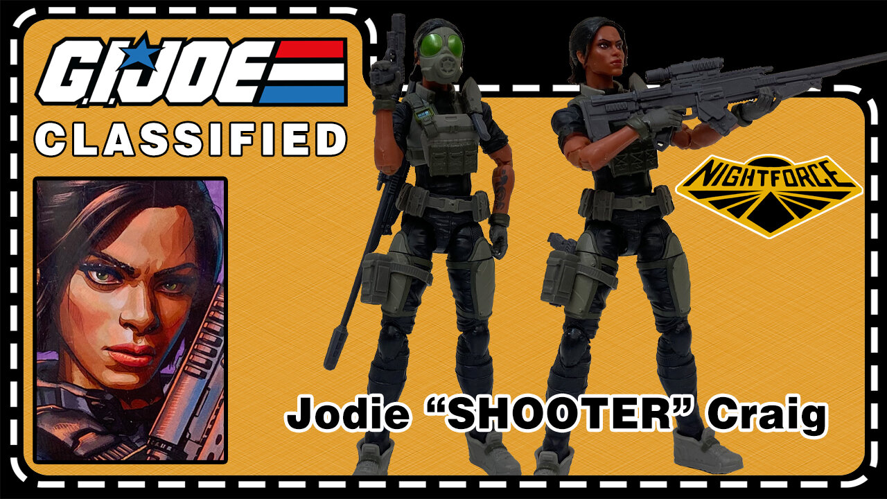 Jodie "Shooter" Craig - Night Force - G.I. Joe Classified 90 - Unboxing & Review