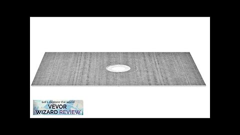 VEVOR Shower Curb Kit 48"x72" Shower Pan Kit with 6.3" Central Drain Review