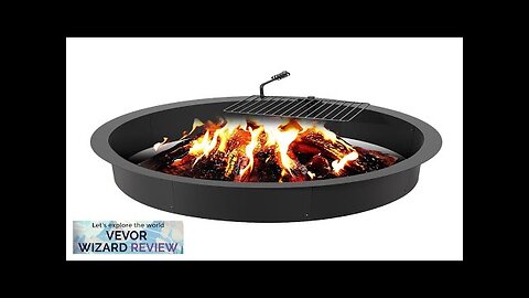 VEVOR Fire Pit Ring w/ BBQ Fire Ring 40 Inch Outer Steel Review